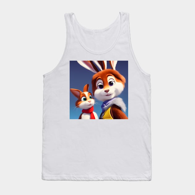 RABBIT Tank Top by S-DESIGNS-S